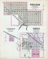Neligh, Clearwater, Oakdale, Nebraska State Atlas 1885
